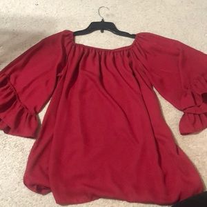 Red Boutique Blouse